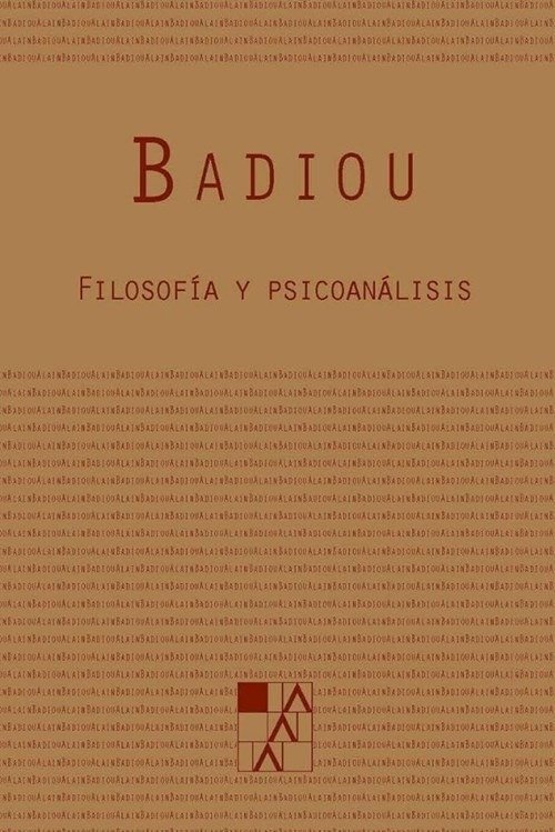 Producto - Filosofía y psicoanálisis - Alain Badiou