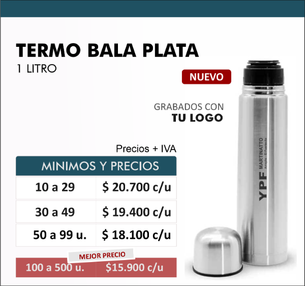 Producto - Termo bala 1lt. desde