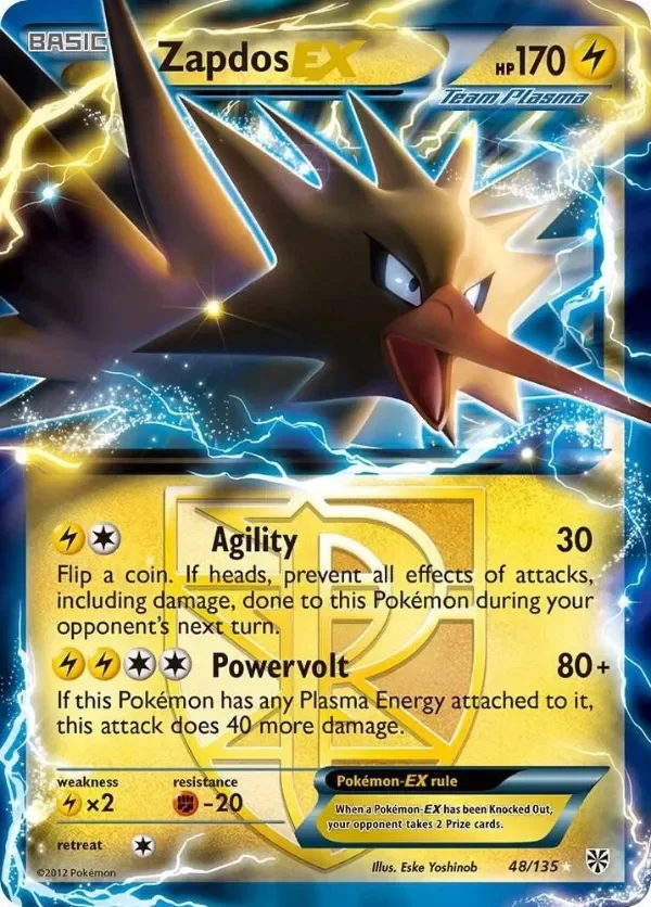 Producto - Zapdos EX (Team Plasma)  #48 Plasma Storm
