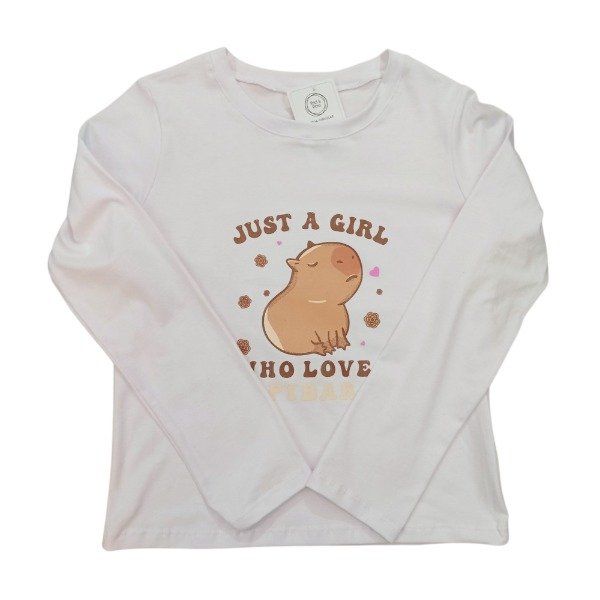 Producto - Remera Capibara blanca