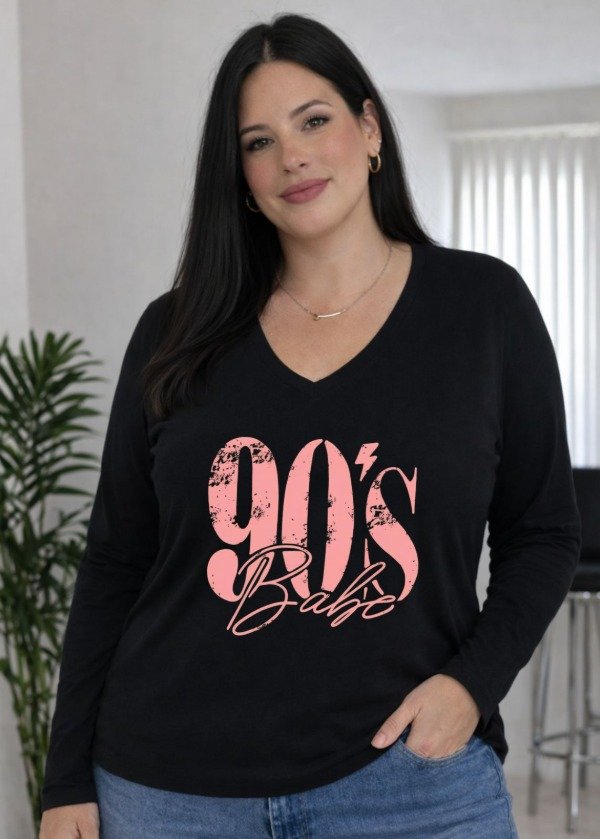 Producto - Manga Larga Soft Negro (460)