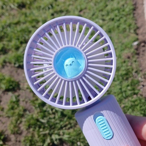 Producto - Ventilador conejito lila