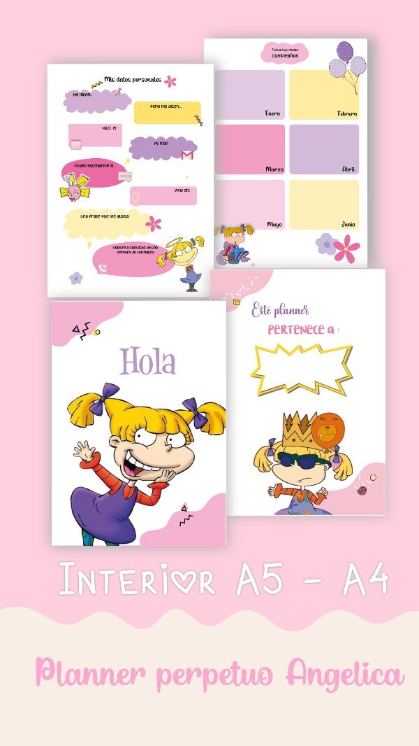 Producto - Planner perpetuo Angelica