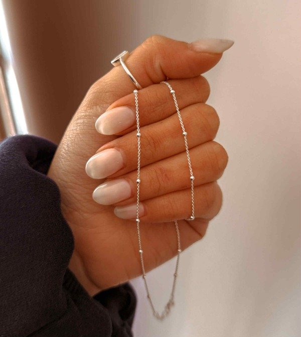 Producto - Cadena Bolitas Grumet Silver