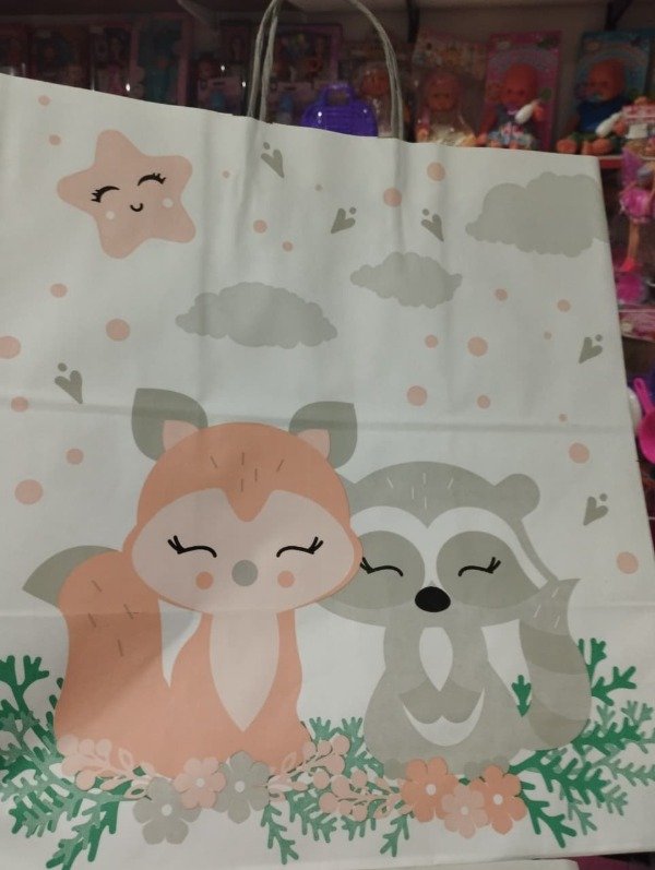 Producto - Bolsa de papel baby animalitos