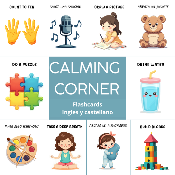 Producto - Rincon de calma - Flashcards ingles y castellano - FLA03