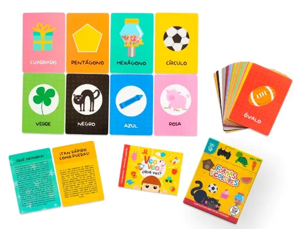 Producto - Tarjeta formas y colores Marca: Barco de papel - 1