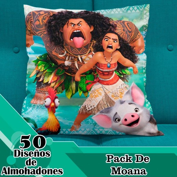 Producto - Diseños Digitales / Plantillas Para Almohadones De Moana