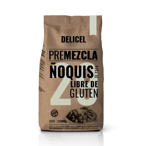 Producto - PREMEZCLA PARA ÑOQUIS X500GR DELICEL