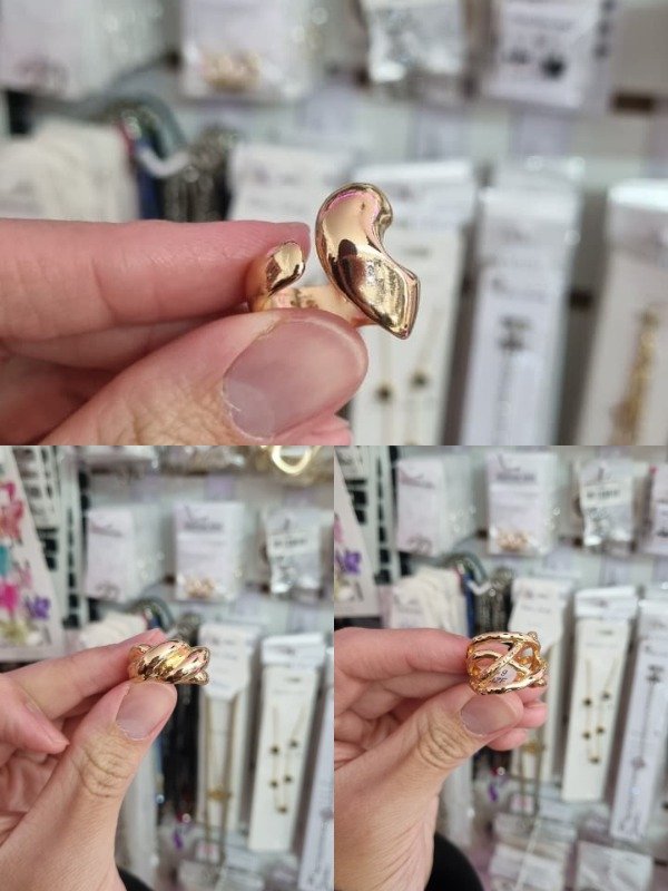Producto - Anillo Chunky Dorado - 0