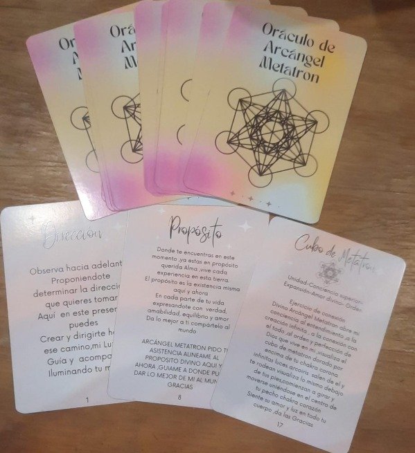Producto - Oráculo Arcángel Metatron