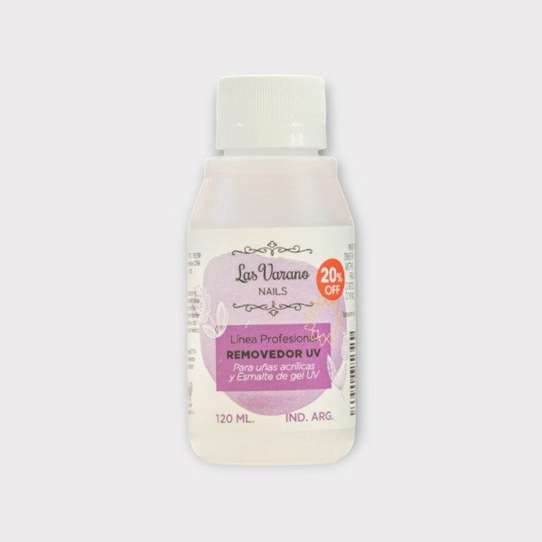 Producto - Removedor Uv  Las Varano 120 ml