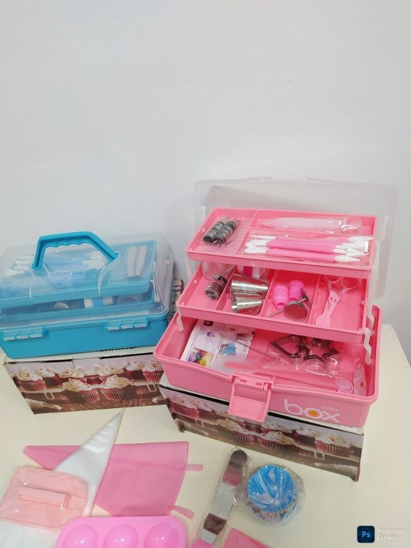 Producto - Set de repostería en maletín x236 piezas 3 niveles - 1