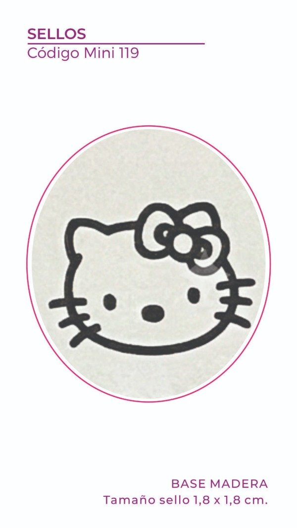 Producto - Mini Sello 119 - Kitty