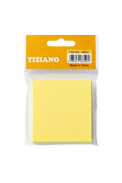 Producto - Notas Adhesivas Tiziano Amarillas 7,5 x 7,5 cm