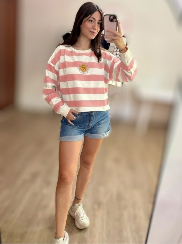 Producto - Buzos rayados Sol de Mayo