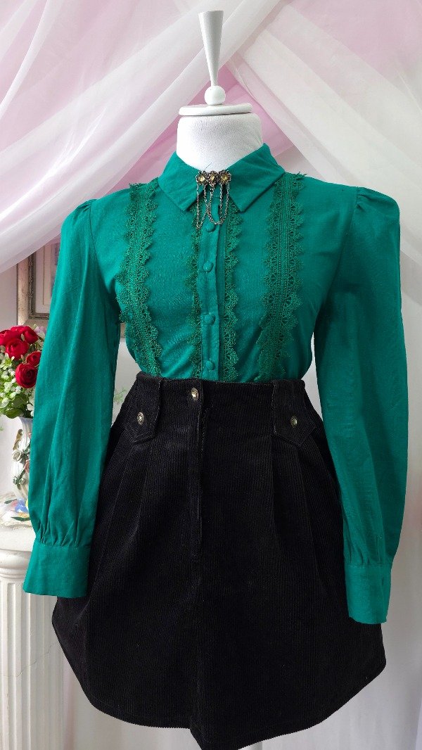 Producto - Camisa Romina Verde! IMPORTADA NUEVA