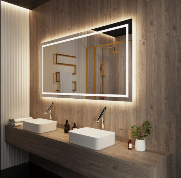 Producto - Espejo Rectangular Retroiluminado 180x80