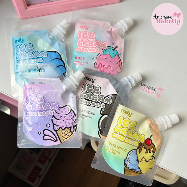 Producto - Mascarilla facial de arcilla ice cream Mely