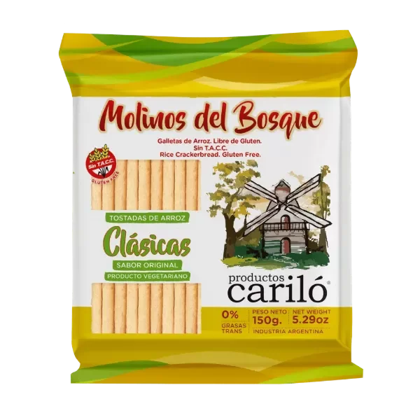 Producto - Tostadas de Arroz Clásicas Molinos del Bosque