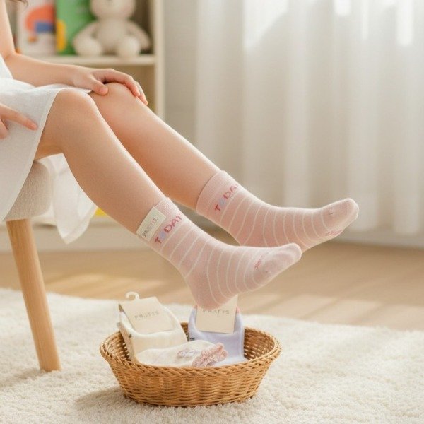 Producto - PACK DE 5 PARES DE MEDIAS DE NIÑAS DE 8 A 12 AÑOS SURTIDAS - 1