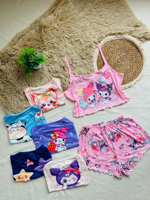 Producto - PACK X6 - Pijama dama (musculosa + short) 512