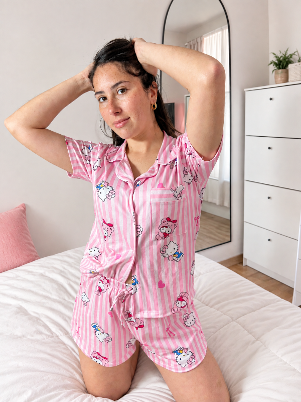 Producto - Pijama Camisero Kitty - 0