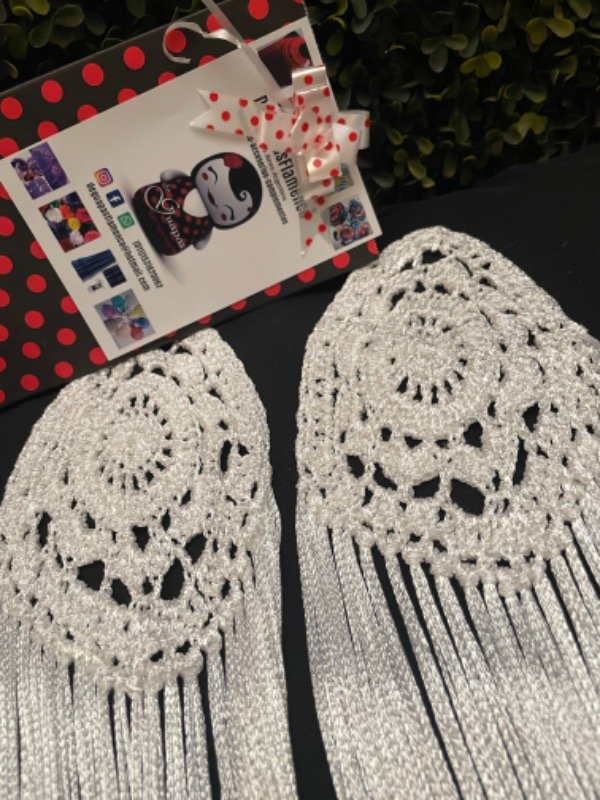 Producto - Par de hombreras blanco