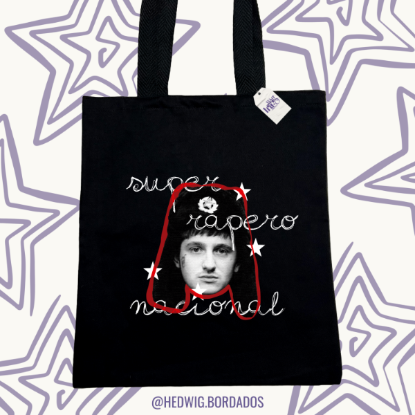 Producto - TOTE BAG Super Rapero Nacional DILLOM - DTF