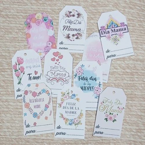 Producto - Tags dia de la madre x10u