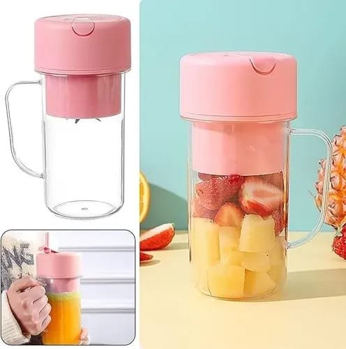 Producto - Licuadora portátil que se hace vaso, trae bombilla, recargable - 0