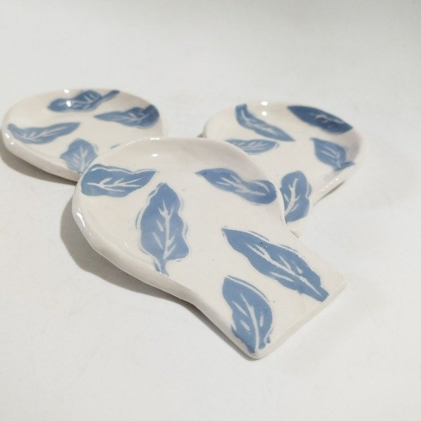 Producto - Posa cuchara "hosta azul"