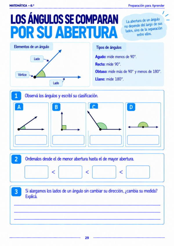 Producto - Matemática 6to grado: Preparación Prueba Aprender - 10