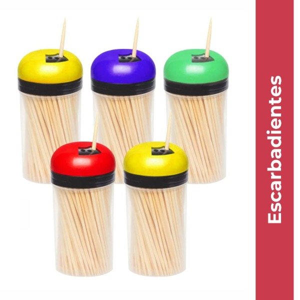 Producto - Escarbadientes envase redondo