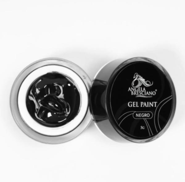 Producto - Gel Paint Negro Angela Bresciano