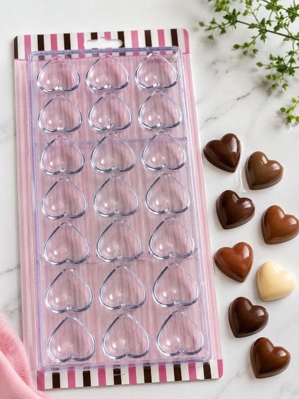 Producto - MOLDE PARA CHOCOLATE POLICABONATO CORAZON