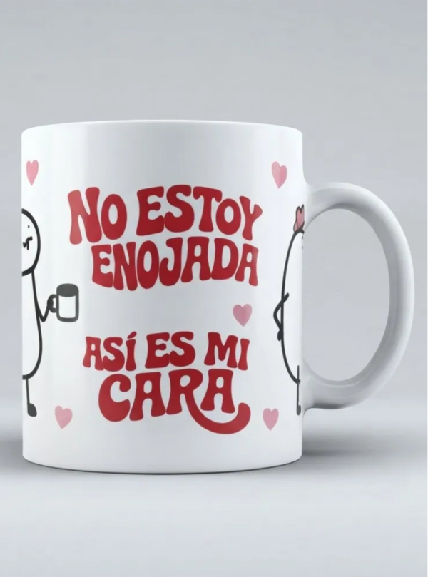 Producto - Taza - No estoy enojada, así es mi cara - 0