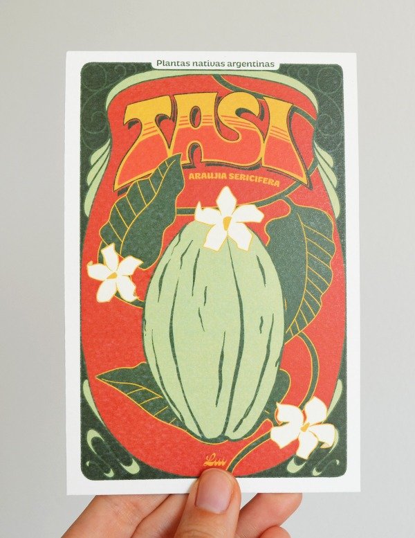 Producto - Postal - Tasi (Araujia sericífera)