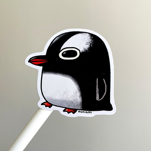 Producto - Sticker vinilo - Fauna marina argentina - Pingüino Papúa