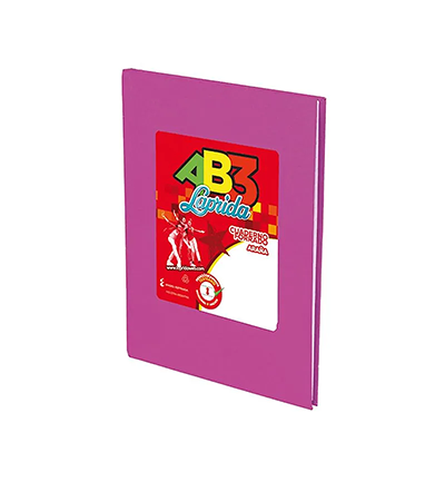 Producto - Cuaderno LAPRIDA  forrado  AB3 19 x 23 tapa dura x 50 hs - 2