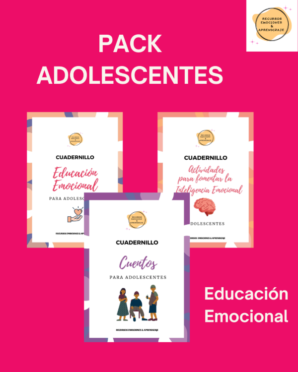 Producto - PACK RECURSOS EMOCIONES ADOLESCENTES