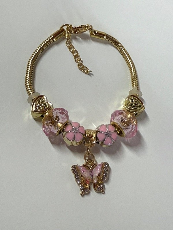 Producto - PD147 Pulsera Pandora acero dorado 17+ 3 cm