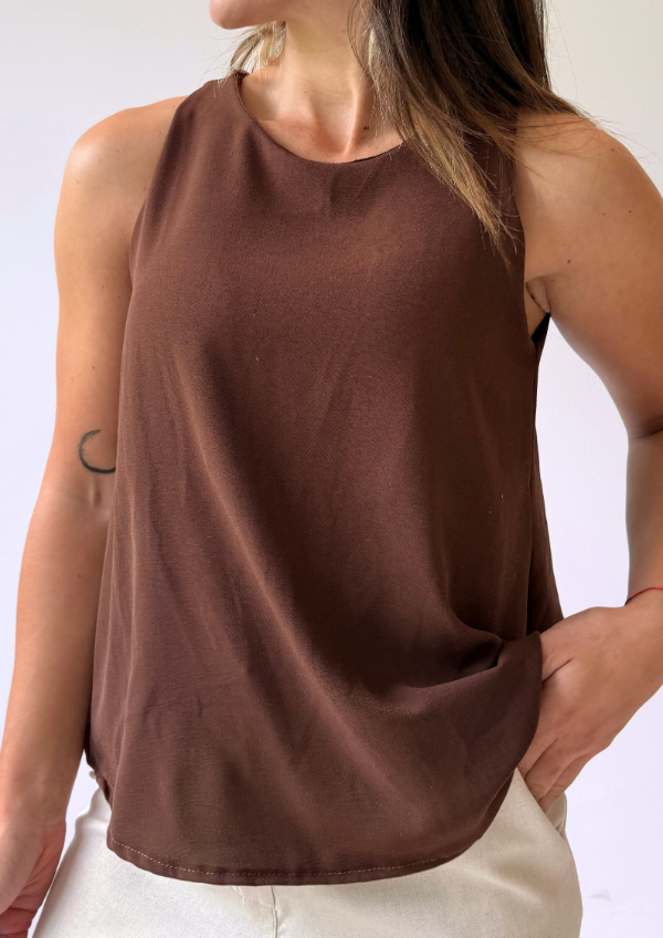 Producto - Blusa GENOVA - Chocolate