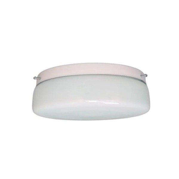 Producto - Aplique de vidrio opal blanco 2 luces 20 cm