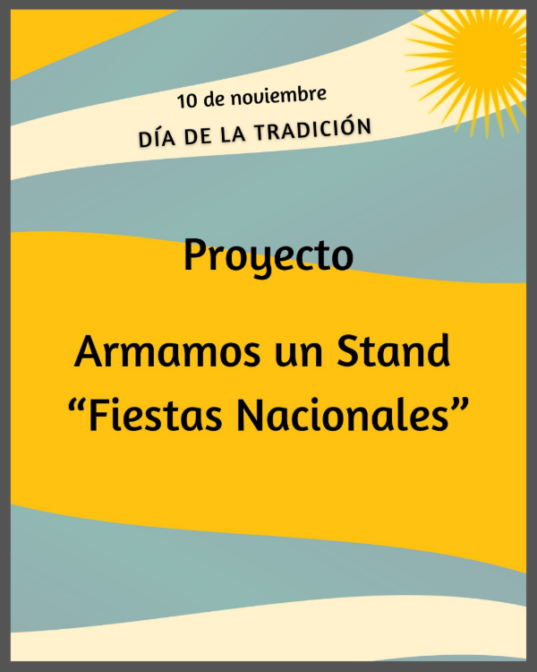 Producto - Armamos un Stand - Fiestas Nacionales