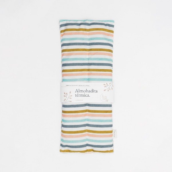 Producto - Almohadita Lumbar Rayas Arena