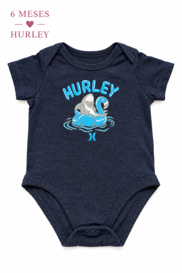 Producto - Body azul Hurley 6 meses - 0