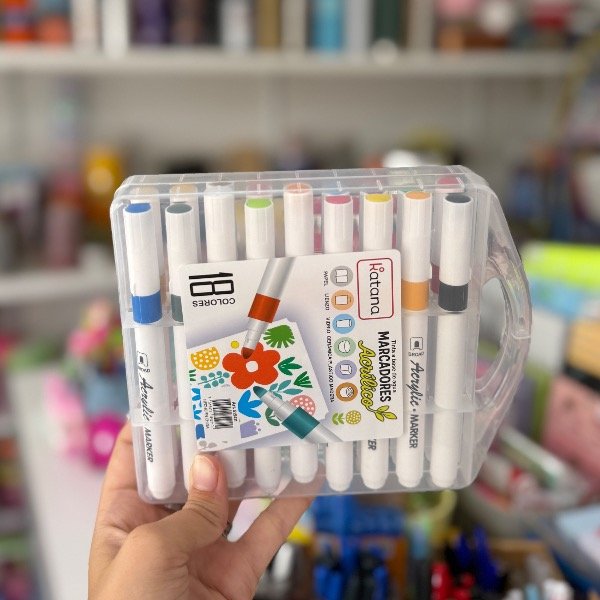 Producto - Marcador Acrílico KATANA x18 en Estuche 7094