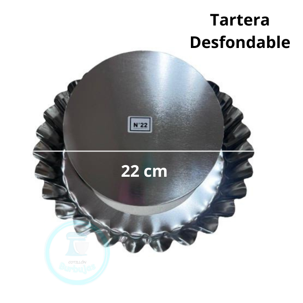 Producto - Tartera Hojalata Desfondable 22cm X1