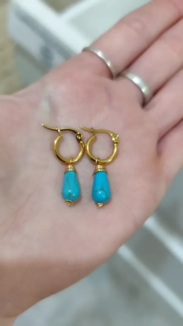 Producto - Aros Isildur Turquesita